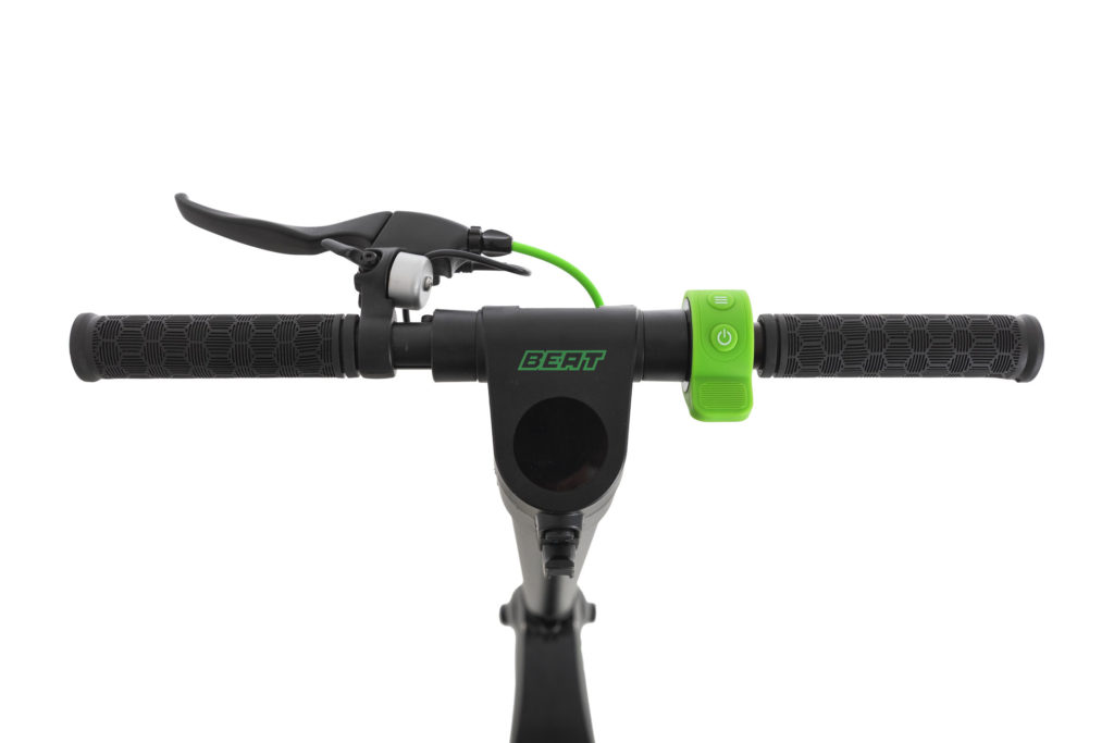 Beat monopattino verde manubrio e display lcd